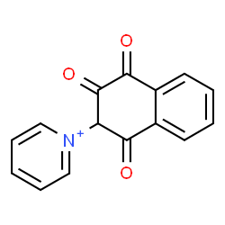 ChemSpider 2D Image | 1-(1,3,4-Trioxo-1,2,3,4-tetrahydro-2-naphthalenyl)pyridinium | C15H10NO3