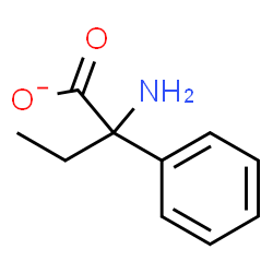 ChemSpider 2D Image | 2-Amino-2-phenylbutanoate | C10H12NO2