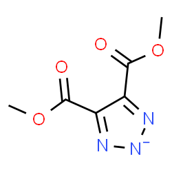 ChemSpider 2D Image | 4,5-Bis(methoxycarbonyl)-1,2,3-triazol-2-ide | C6H6N3O4