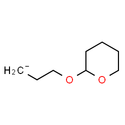 ChemSpider 2D Image | 3-(Tetrahydro-2H-pyran-2-yloxy)propan-1-ide | C8H15O2