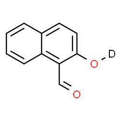 ChemSpider 2D Image | 2-(~2~H)Hydroxy-1-naphthaldehyde | C11H7DO2