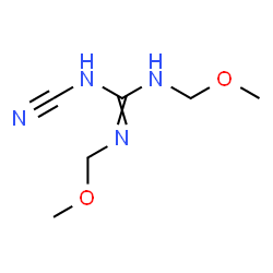 ChemSpider 2D Image | 1-Cyano-2,3-bis(methoxymethyl)guanidine | C6H12N4O2