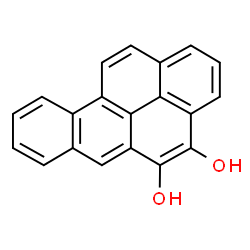 ChemSpider 2D Image | Benzo(a)pyrene-4,5-diol | C20H12O2