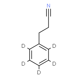 ChemSpider 2D Image | 3-(~2~H_5_)Phenylpropanenitrile | C9H4D5N