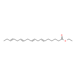 ChemSpider 2D Image | Ethyl (6E,9E,12E,15E)-6,9,12,15-octadecatetraenoate | C20H32O2