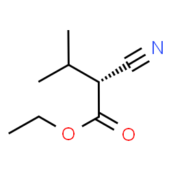 ChemSpider 2D Image | Ethyl (2R)-2-cyano-3-methylbutanoate | C8H13NO2