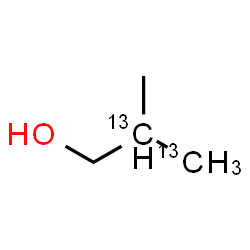 ChemSpider 2D Image | 2-Methyl-1-(2,3-~13~C_2_)propanol | C213C2H10O