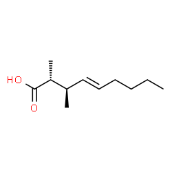 ChemSpider 2D Image | (2R,3R,4E)-2,3-Dimethyl-4-nonenoic acid | C11H20O2