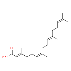 ChemSpider 2D Image | (2E,6Z,10E)-3,7,11,15-Tetramethyl-2,6,10,14-hexadecatetraenoic acid | C20H32O2