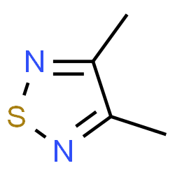 ChemSpider 2D Image | 3,4-Dimethyl-1,2,5-thiadiazole | C4H6N2S