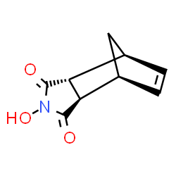 ChemSpider 2D Image | (1S,2R,6R,7S)-4-Hydroxy-4-azatricyclo[5.2.1.0~2,6~]dec-8-ene-3,5-dione | C9H9NO3