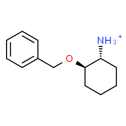 ChemSpider 2D Image | (1R,2R)-2-(Benzyloxy)cyclohexanaminium | C13H20NO