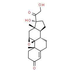 ChemSpider 2D Image | Hydrocortisone (9β,11β)-Epoxide | C21H28O5