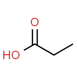 ChemSpider 2D Image | Propionic acid | C3H6O2