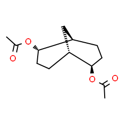 ChemSpider 2D Image | (1R,2R,5R,6S)-Bicyclo[3.3.1]nonane-2,6-diyl diacetate | C13H20O4