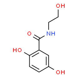 ChemSpider 2D Image | Ethanolamine Gentisate | C9H11NO4