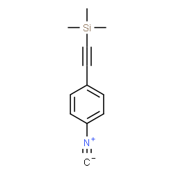 ChemSpider 2D Image | [(4-Isocyanophenyl)ethynyl](trimethyl)silane | C12H13NSi