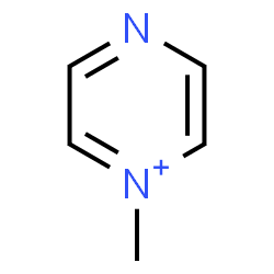 ChemSpider 2D Image | 1-Methylpyrazin-1-ium | C5H7N2