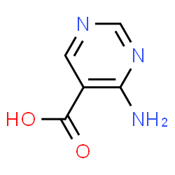 ChemSpider 2D Image | 4-Aminopyrimidine-5-carboxylic acid | C5H5N3O2