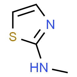 ChemSpider 2D Image | N-Methyl-2-thiazolamine | C4H6N2S