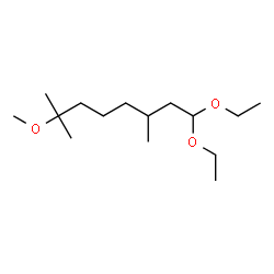 ChemSpider 2D Image | 1,1-Diethoxy-7-methoxy-3,7-dimethyloctane | C15H32O3
