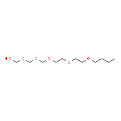 ChemSpider 2D Image | 2,4,6,9,12-Pentaoxahexadecan-1-ol | C11H24O6
