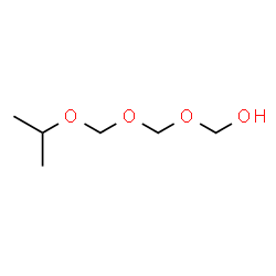 ChemSpider 2D Image | ((Isopropoxymethoxy)methoxy)methanol | C6H14O4