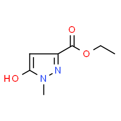 ChemSpider 2D Image | Ethyl 5-hydroxy-1-methyl-1H-pyrazole-3-carboxylate | C7H10N2O3