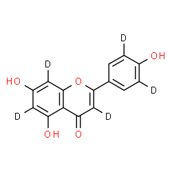 ChemSpider 2D Image | Apigenin-d5 | C15H5D5O5