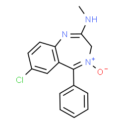 ChemSpider 2D Image | Chlordiazepoxide | C16H14ClN3O