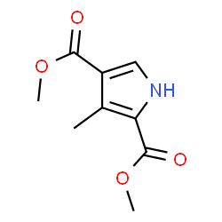 ChemSpider 2D Image | Dimethyl 3-methyl-1H-pyrrole-2,4-dicarboxylate | C9H11NO4