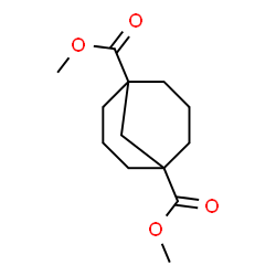 ChemSpider 2D Image | Dimethyl bicyclo[3.3.1]nonane-1,5-dicarboxylate | C13H20O4