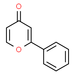 ChemSpider 2D Image | 2-Phenyl-4H-pyran-4-one | C11H8O2