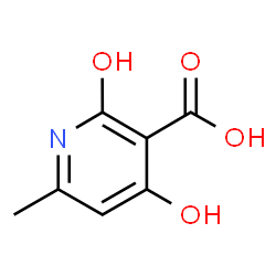 ChemSpider 2D Image | 2,4-Dihydroxy-6-methylnicotinic acid | C7H7NO4