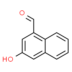 ChemSpider 2D Image | 3-Hydroxy-1-naphthaldehyde | C11H8O2
