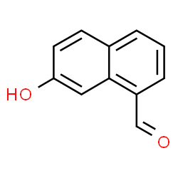 ChemSpider 2D Image | 7-Hydroxy-1-naphthaldehyde | C11H8O2