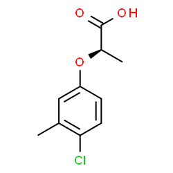 ChemSpider 2D Image | (2R)-2-(4-Chloro-3-methylphenoxy)propanoic acid | C10H11ClO3