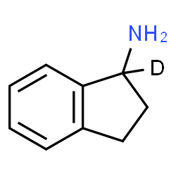 ChemSpider 2D Image | 1-(1-~2~H)Indanamine | C9H10DN