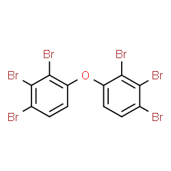 ChemSpider 2D Image | 1,1'-Oxybis(2,3,4-tribromobenzene) | C12H4Br6O