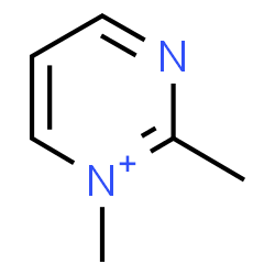 ChemSpider 2D Image | 1,2-Dimethylpyrimidin-1-ium | C6H9N2