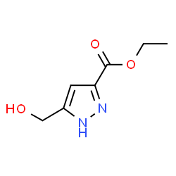 ChemSpider 2D Image | Ethyl 5-(hydroxymethyl)-1H-pyrazole-3-carboxylate | C7H10N2O3