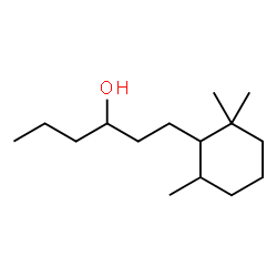 ChemSpider 2D Image | 1-(2,2,6-Trimethylcyclohexyl)-3-hexanol | C15H30O