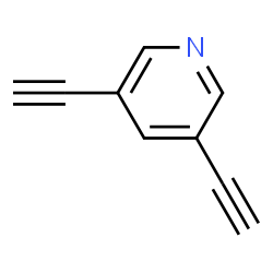 ChemSpider 2D Image | 3,5-Diethynylpyridine | C9H5N