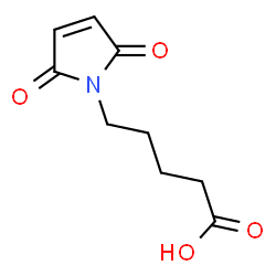 ChemSpider 2D Image | 2,5-Dihydro-2,5-dioxo-1H-pyrrole-1-pentanoic acid | C9H11NO4