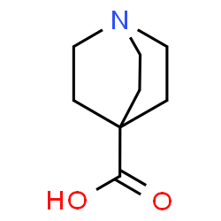 ChemSpider 2D Image | Quinuclidine-4-carboxylic acid | C8H13NO2