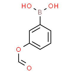 ChemSpider 2D Image | (3-(Formyloxy)phenyl)boronic acid | C7H7BO4