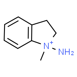 ChemSpider 2D Image | 1-Amino-1-methyl-2,3-dihydro-1H-indolium | C9H13N2