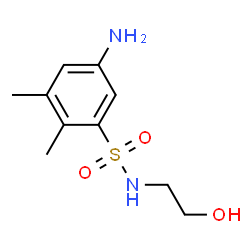 ChemSpider 2D Image | 5-Amino-N-(2-hydroxyethyl)-2,3-dimethylbenzenesulfonamide | C10H16N2O3S