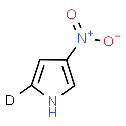 ChemSpider 2D Image | 3-Nitro(5-~2~H)-1H-pyrrole | C4H3DN2O2