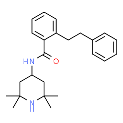 ChemSpider 2D Image | 2-(2-Phenylethyl)-N-(2,2,6,6-tetramethyl-4-piperidinyl)benzamide | C24H32N2O